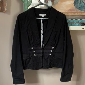 CAbi- Black Military Jacket 329